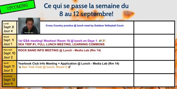 Clubs Sept 8 12 2025