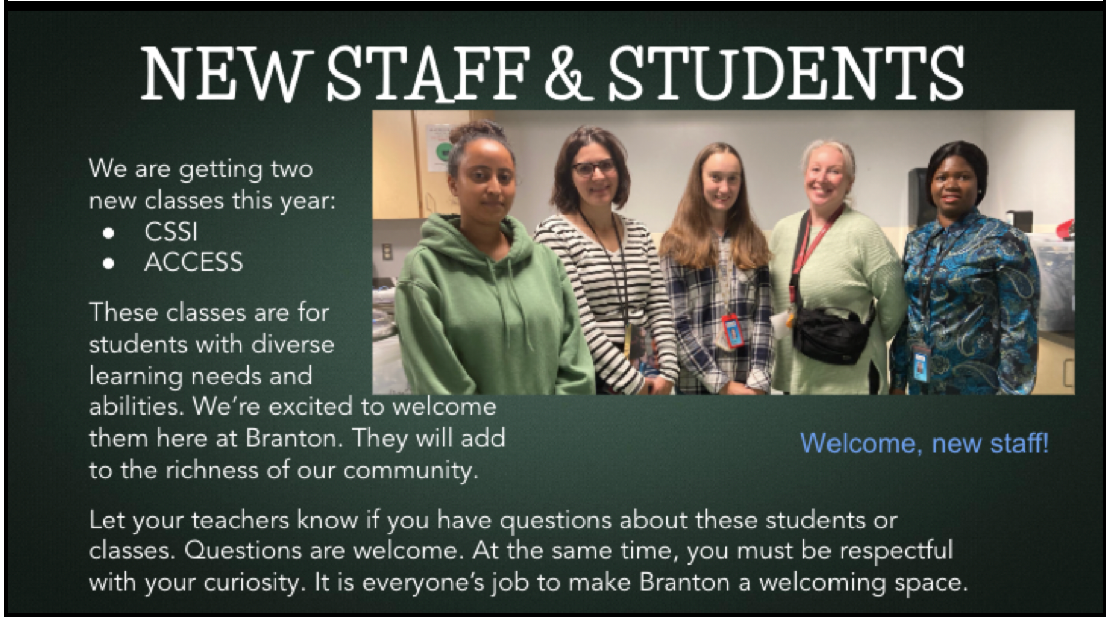 New Staff Students 2024